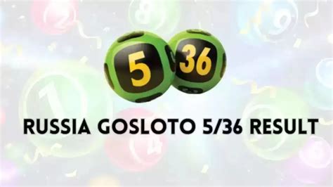 gosloto 5/36 results history|Russia Gosloto 5/36 Results.